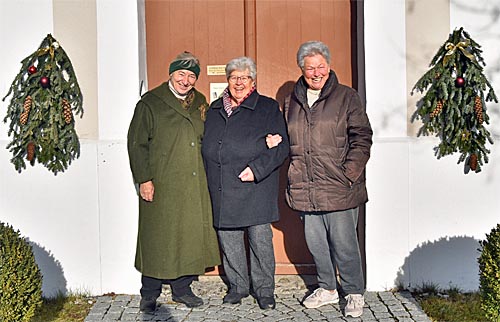Christa Waldmann, Johanna Hoffmann und Karin Lange