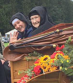 Die Klosterschwestern in der Kutsche