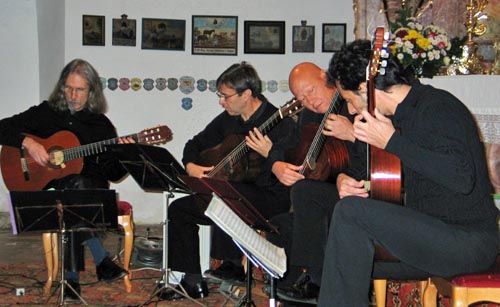 Das Aighetta-Quartett in St. Leonhard