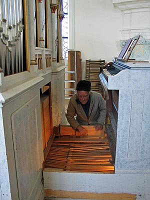 Reinigung der Orgel